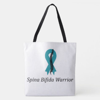 Spina Bifida Warrior Handicap Vriendelijke Canvas Tote Bag