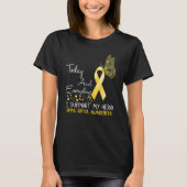 Spina Bifida weet dat ik mijn Hero Butterfly steun T-shirt (Voorkant)