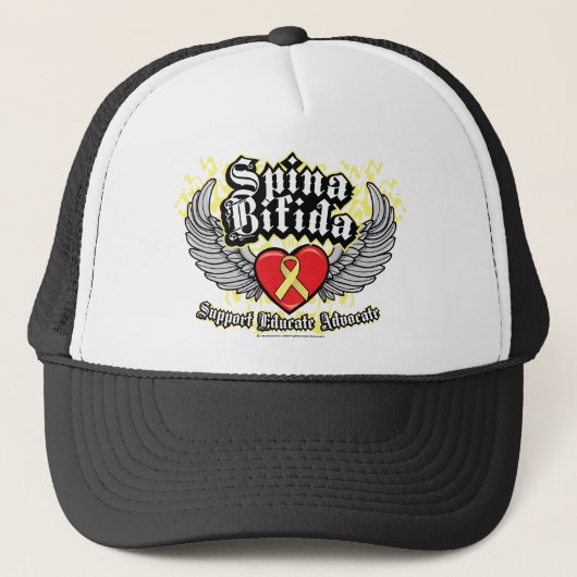 Spina Bifida Wings Trucker Pet (Voorkant)