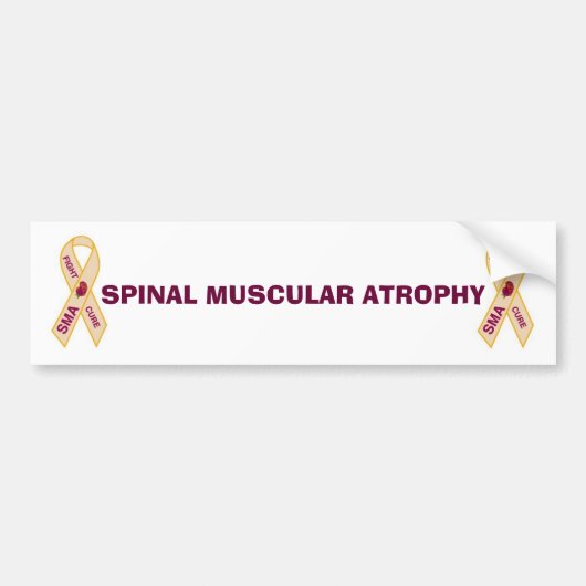 SPINAAL MUSCULAIRE ATROFYSTICKER BUMPERSTICKER (Voorkant)