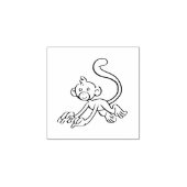 spinaap rubberstempel (Afrduk)