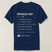 Spinach Dip Definition Betekenis _ Funny T-shirt (Design voorkant)