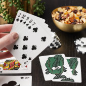 Spinach Face-speelkaarten Pokerkaarten (Insitu)