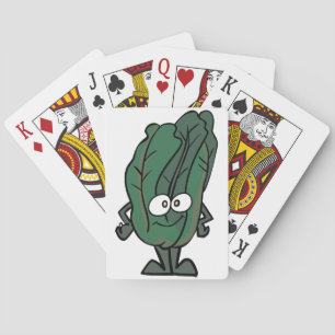 Spinach Face-speelkaarten Pokerkaarten