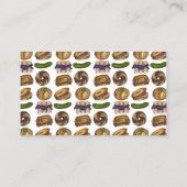 Spinach Knish Jewish Deli Restaurant Knesset Visitekaartje (Achterkant)