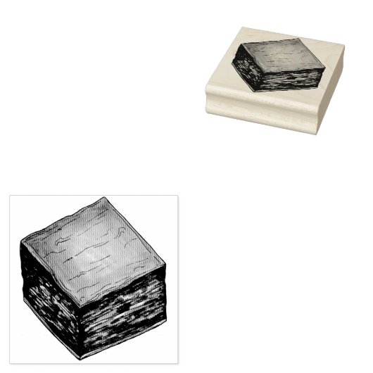 Spinach Pie Savory Pastry Rubberstempel (Gestempeld)