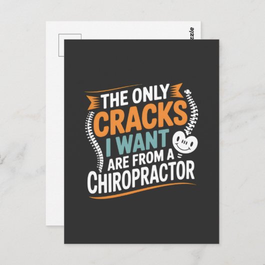 Spinal Alignment and Posture Recovery Briefkaart (Voorkant / Achterkant)