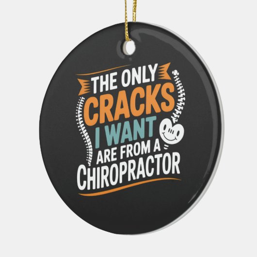 Spinal Alignment and Posture Recovery Keramisch Ornament (Links)