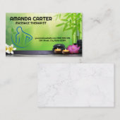 Spinal Back Logo | Massage Sessie Visitekaartje (Voorkant / Achterkant)