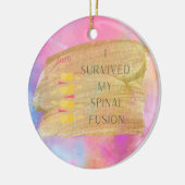 Spinal Fusion Memento Kerstmis Ornament (Links)