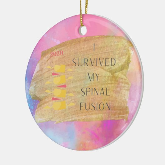 Spinal Fusion Memento Kerstmis Ornament (Links)