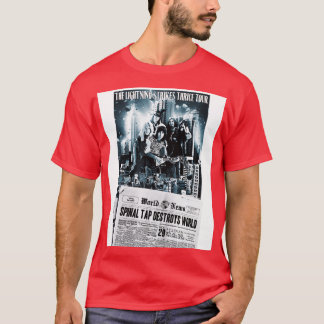 Spinal Tap Nov 29 1985 concert poster T-shirt