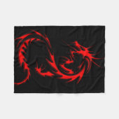 Spinale dragon Fleece Blanket (Voorkant (Horizontaal))