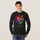 Spinale Fusion Awareness Hands Spinal Fusion T-shirt (Voorkant volledig)