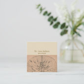 Spinale kabelgootsteen voor de gal - Neuroloog Vierkante Visitekaartje (Staand voorkant)