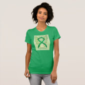 Spinale kabelschaden Groene bewustwording Shirt (Voorkant volledig)