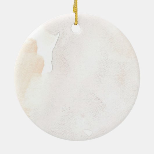 Spinale kerstversiering keramisch ornament (Achterkant)