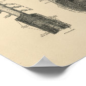 Spinale zenuwen Anatomie 1880 Afdrukken Poster (Hoek)