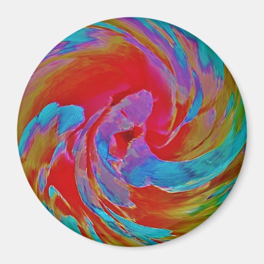 Spinart! fluorescerende bloem magneet (Voorkant)