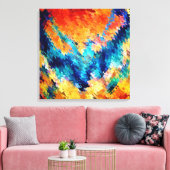 Spinart. Phoenix Rising Canvas Afdruk (Insitu (Woonkamer))