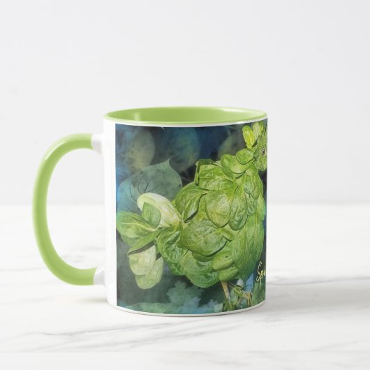 Spinatwachtel Mok (Links)