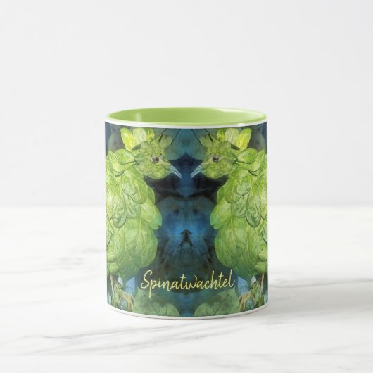 Spinatwachtel Mok (Midden)