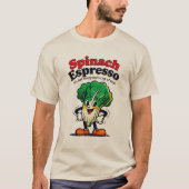 Spinazie Espresso T-shirt (Voorkant)