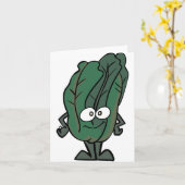 Spinazie Face Note-kaarten Kaart (Gele Bloem)