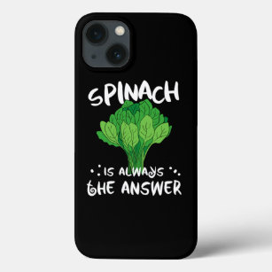 Spinazie is altijd het antwoord Vegan Case-Mate iPhone Case
