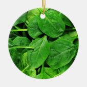 spinazie keramisch ornament (Voorkant)