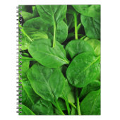 spinazie notitieboek (Voorkant)