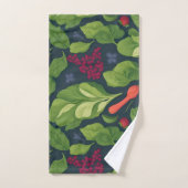 Spinazie Regenboog Kleurrijk Gepersonaliseerd Patr Bad Handdoek (Handdoek)