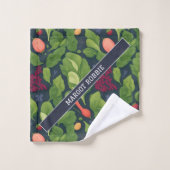 Spinazie Regenboog Kleurrijk Gepersonaliseerd Patr Bad Handdoek (Wasdoekje)