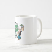 Spinazie van Popeye Koffiemok (Voorkant rechts)
