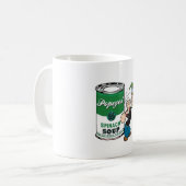 Spinazie van Popeye Koffiemok (Voorkant links)