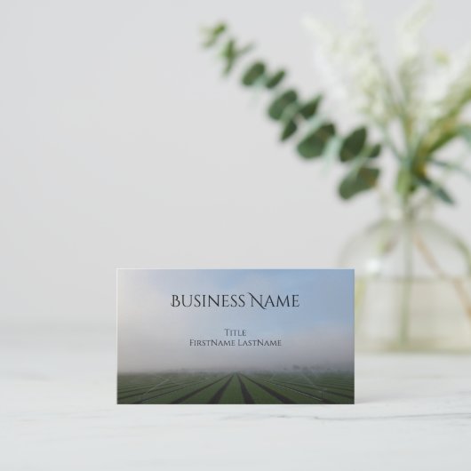 Spinazie Veldbevloeiing Visitekaartje (Staand voorkant)