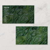 Spinazie Visitekaartje (Voorkant / Achterkant)