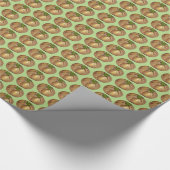 Spinazieklaarmaken NYC Joods Deli Voedsel Cadeaupapier (Hoek)