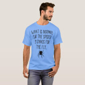 Spinchaos citaat t-shirt (Voorkant volledig)
