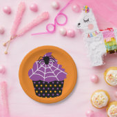Spincupcake Halloween Papieren Bordje (Feest)