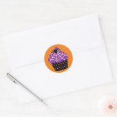 Spincupcake Halloween Ronde Sticker (Envelop)