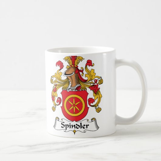 Spindler Family Crest Koffiemok (Rechts)