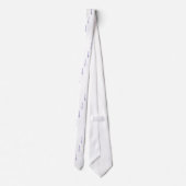 Spine Blue Stropdas (Achterkant)