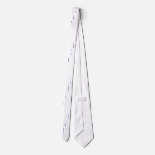 Spine Blue Stropdas (Achterkant)