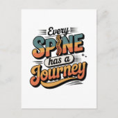 Spine Care Journey and Body Alignment Briefkaart (Voorkant)