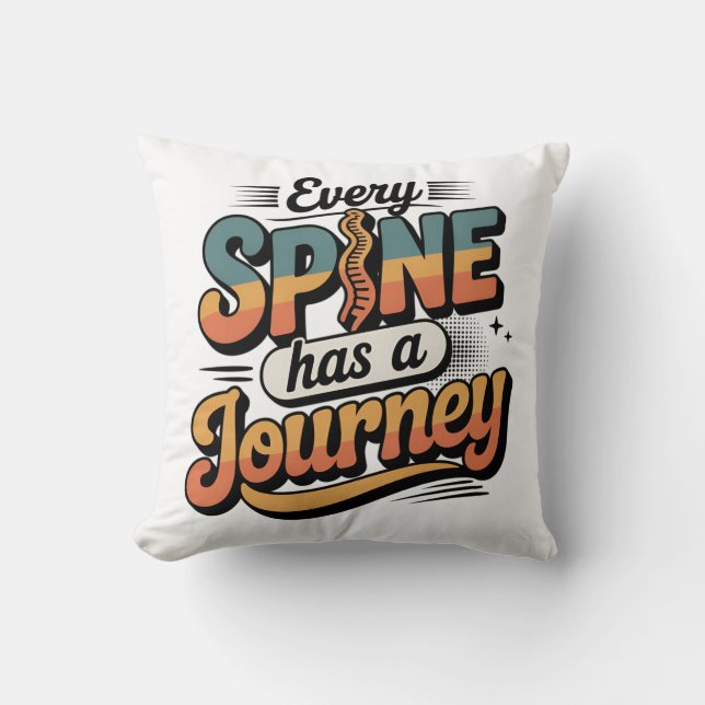 Spine Care Journey and Body Alignment Kussen (Voorkant)