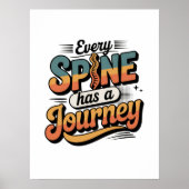 Spine Care Journey and Body Alignment Poster (Voorkant)