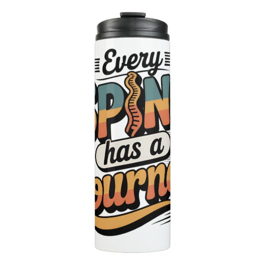 Spine Care Journey and Body Alignment Thermosbeker (Voorkant)