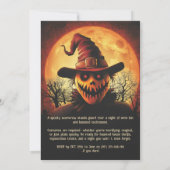 Spine-Chilling HALLOWEEN Bash! Uitnodiging (Achterkant)