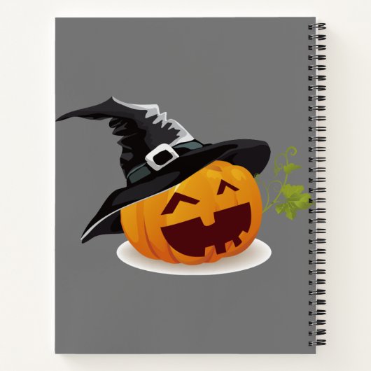 Spine-Chilling krabbels: Halloween Custom Notitieboek (Achterkant)